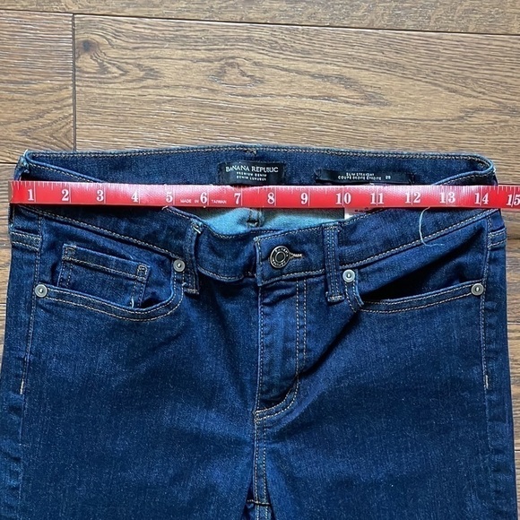 [Banana Republic] Slim Straight dark denim Jean’s - Picture 7 of 11